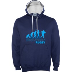 Suéter capuz Evolution Rugby