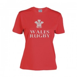 T-shirt Mulher Wales Rugby